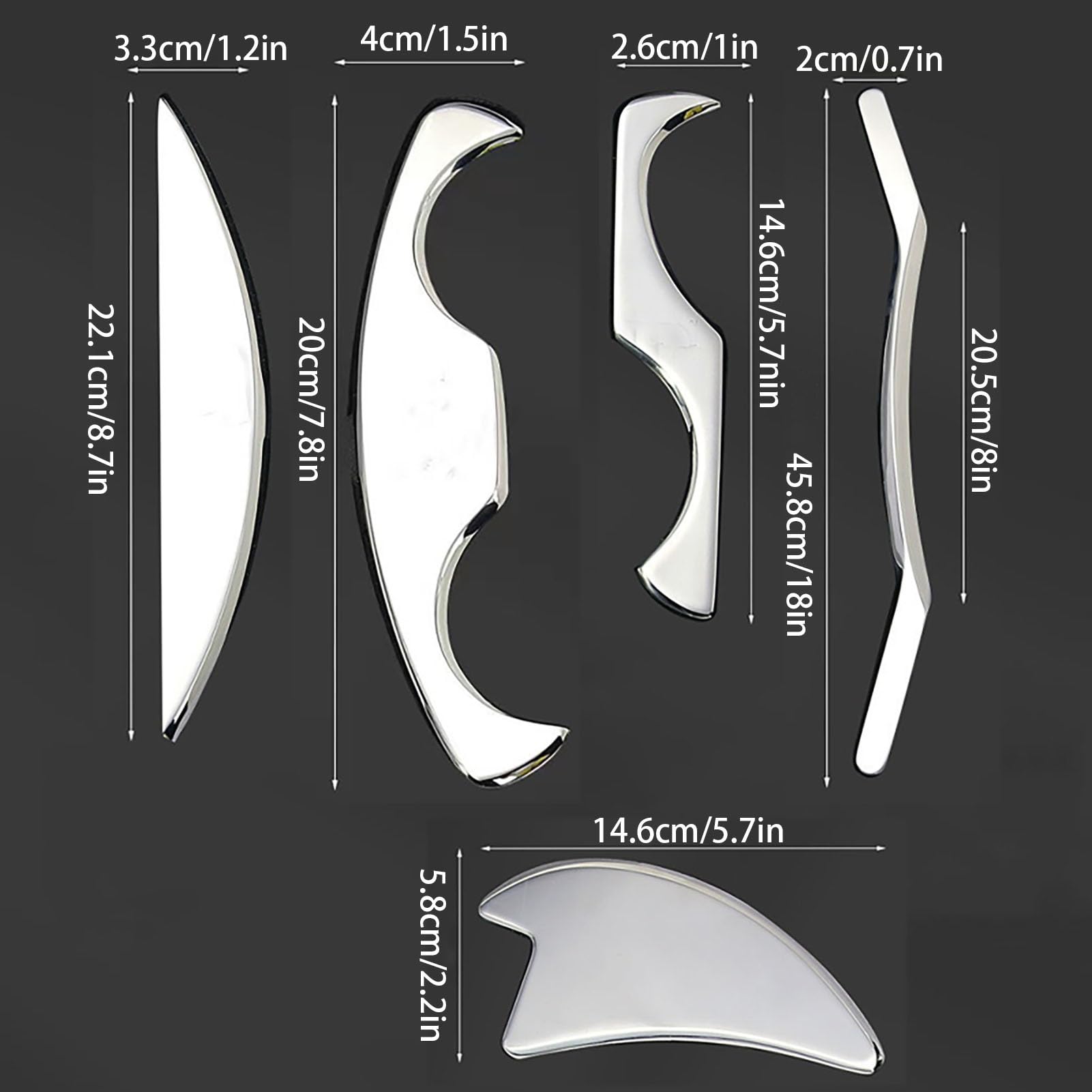 Portatile Gua Sha Viso Con Custodia Da Viaggio, Strumento Gua Sha In Acciaio Inossidabile Per Il Viso, Raschietto Per Massaggio In Metallo Per Il Corpo(D)