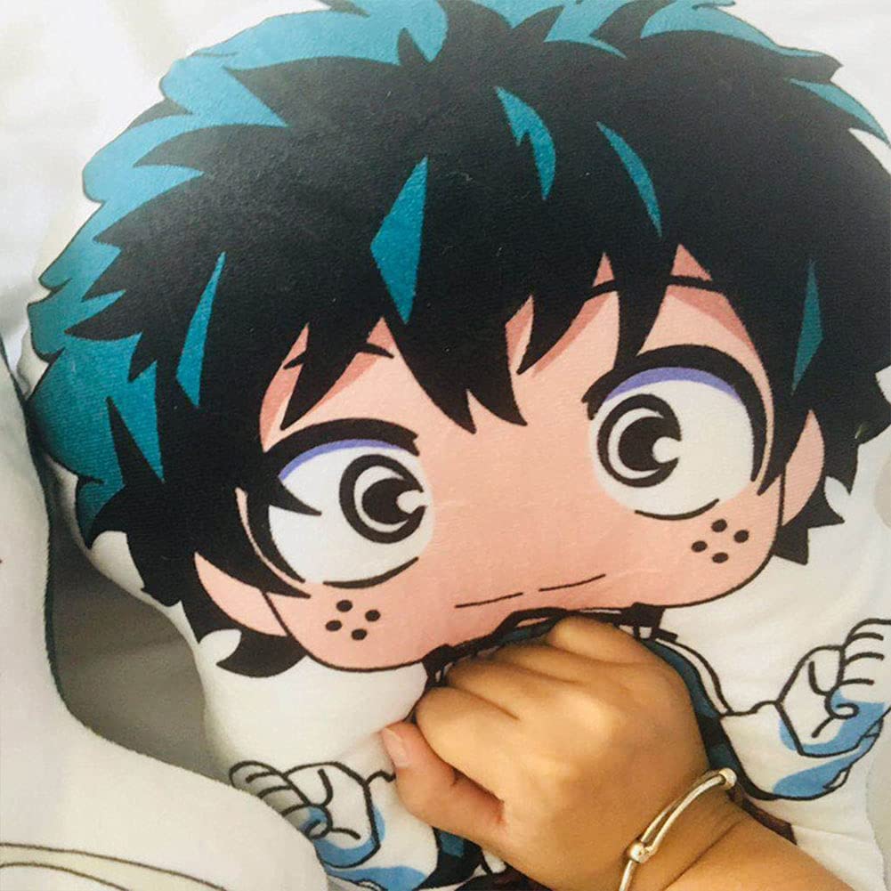 My Hero Academia - Cuscino in peluche a tema anime, motivo: Todoroki Shoto, Bakugou, Katsuki, Midoriya, Izuku, cuscino decorativo per casa, divano, 48 cm