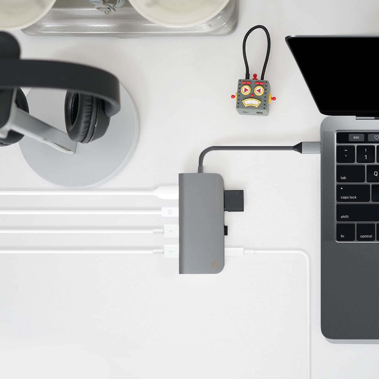 ALMIGHTY DOCK CX2 USBハブ Amazon.com: TUNEWEAR Almighty Dock C2 Multi USB Hub Ethernet 4K