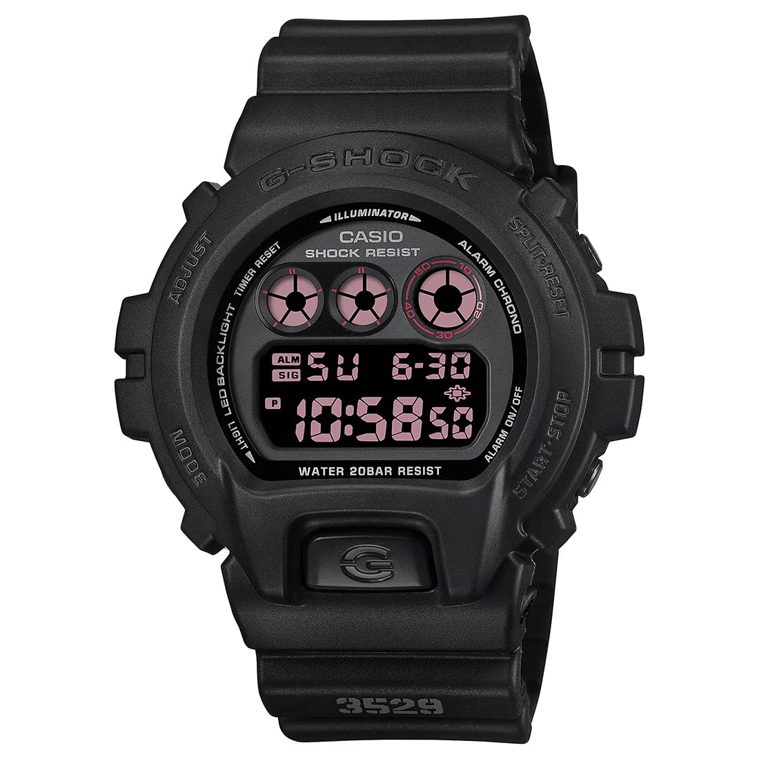Casio G-Shock Digital Black Dial Men DW-6900UMS-1DR (G1537) (B0D3F4J62M) Amazon Price History, Amazon Price Tracker