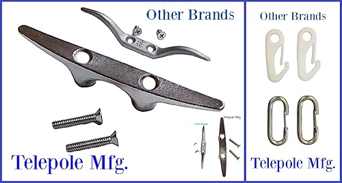Miniatura 4 de Mástil seccional de aluminio 7000-T8, tubo de 2.4 pulgadas de diámetro y aluminio de calibre 11, fabricado en los Estados Unidos
