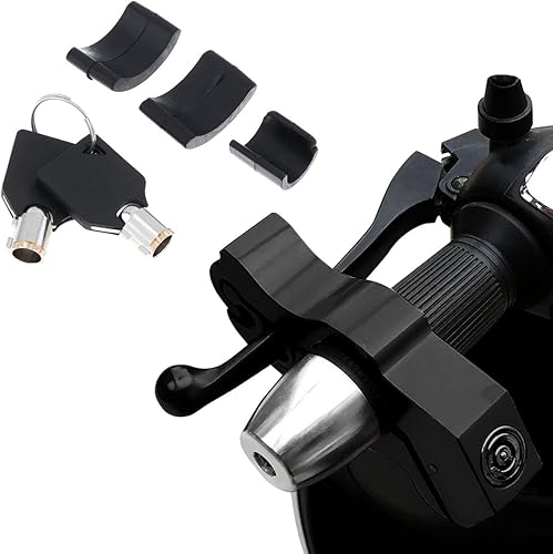 Miniatura 8 de Windance Cerradura de manillar de motocicleta, antirrobo, palanca de freno resistente, bloqueo de seguridad para ciclomotores, motocicleta,