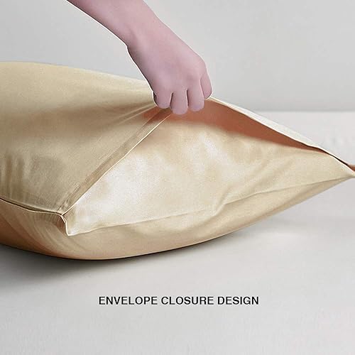 Miniatura 5 de FLXXIE Fundas de almohada de microfibra con cierre de sobre, ultrasuaves y de primera calidad