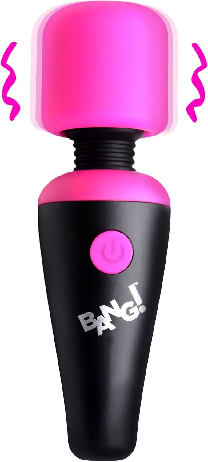 10X Ultra Powerful Silicone Mini Wand - Pink