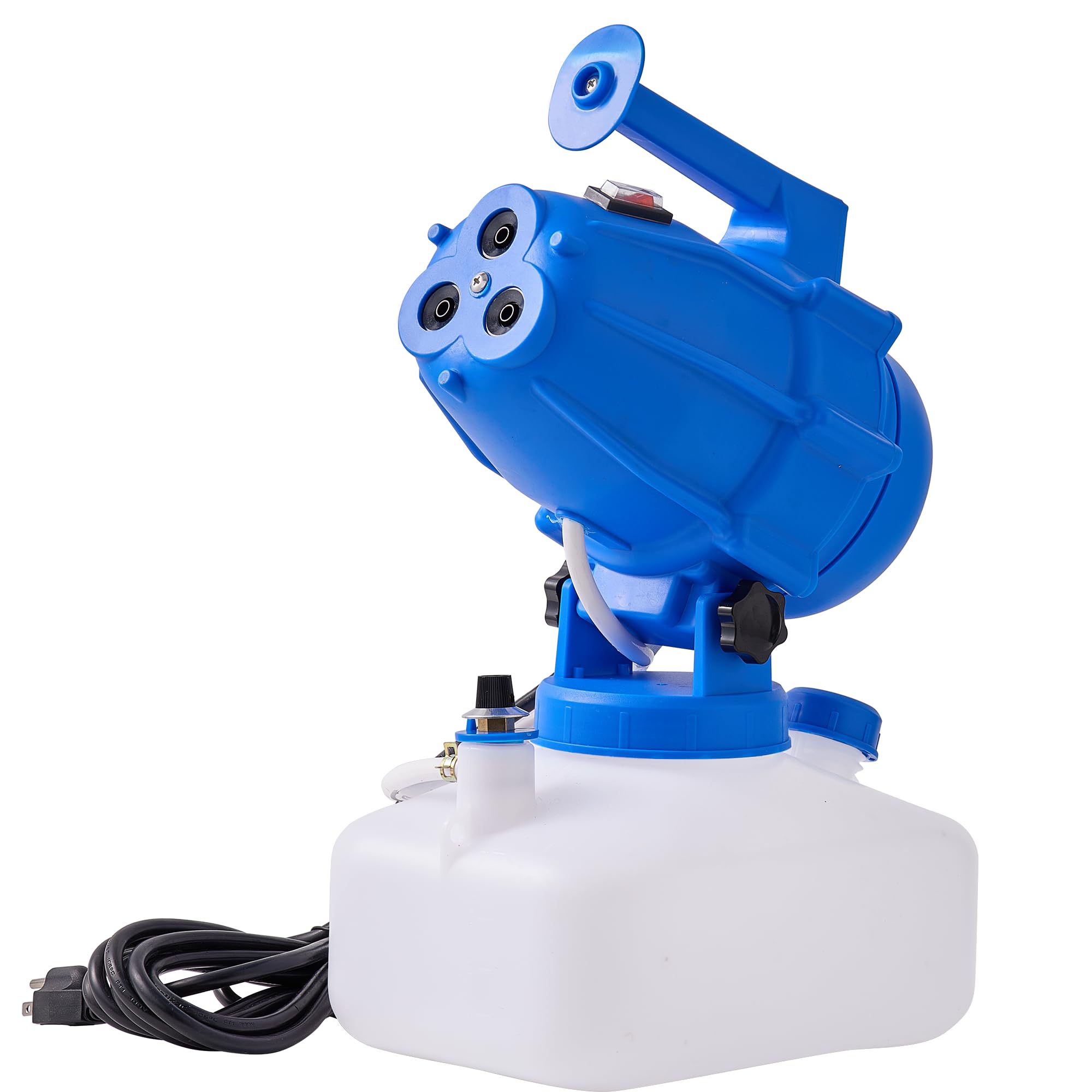 TOHGTEYO 1.3-Gallon (5L) Electric ULV Fogger Machine with 3 Nozzles - Professional Cold Fogging Sprayer for Agricultural and Home Use - Adjustable Flow Rate, High-Efficiency Mist, Easy Operation