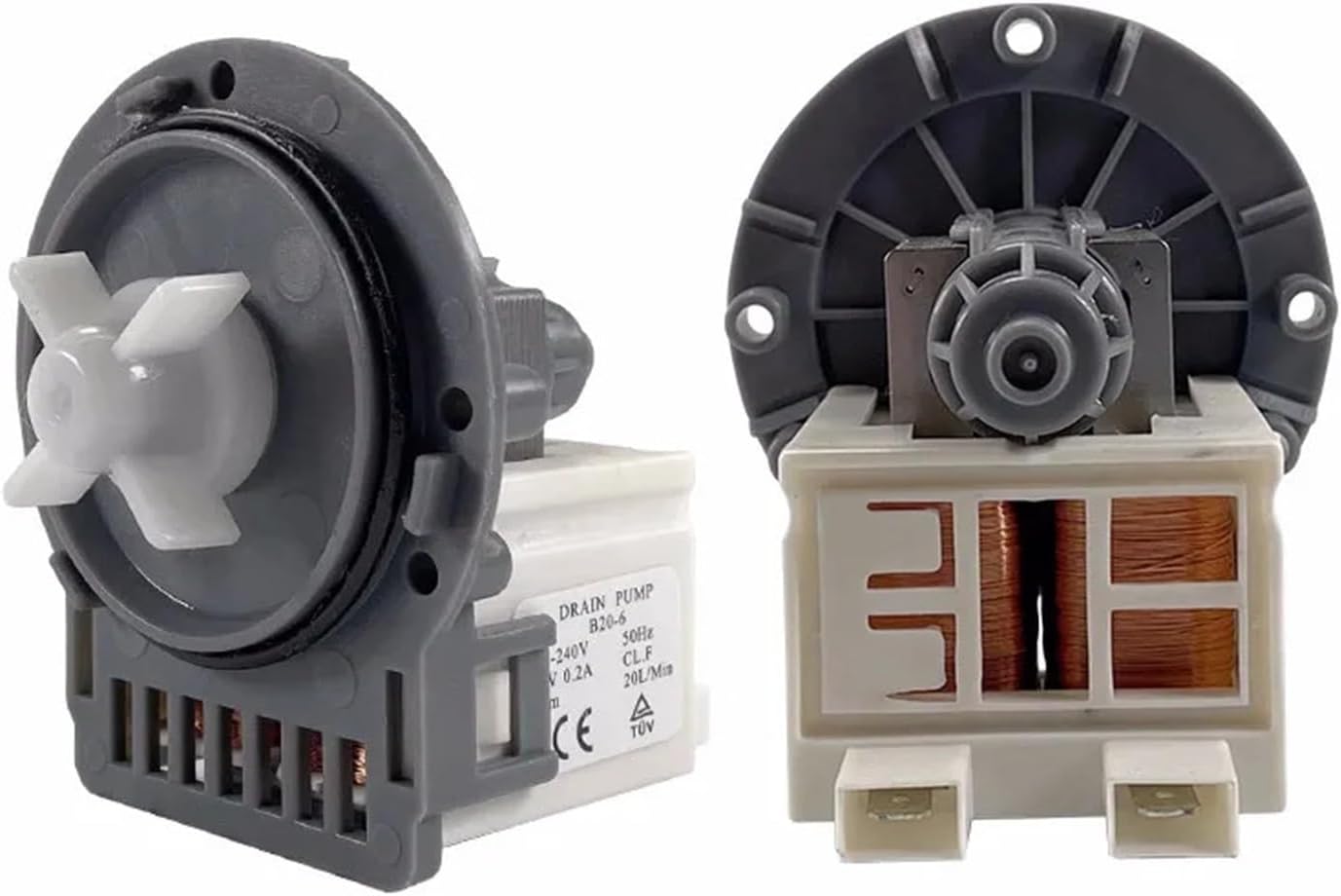 ドラム式洗濯機排水ポンプ B20-6 B30-6A モーター(B20-6)