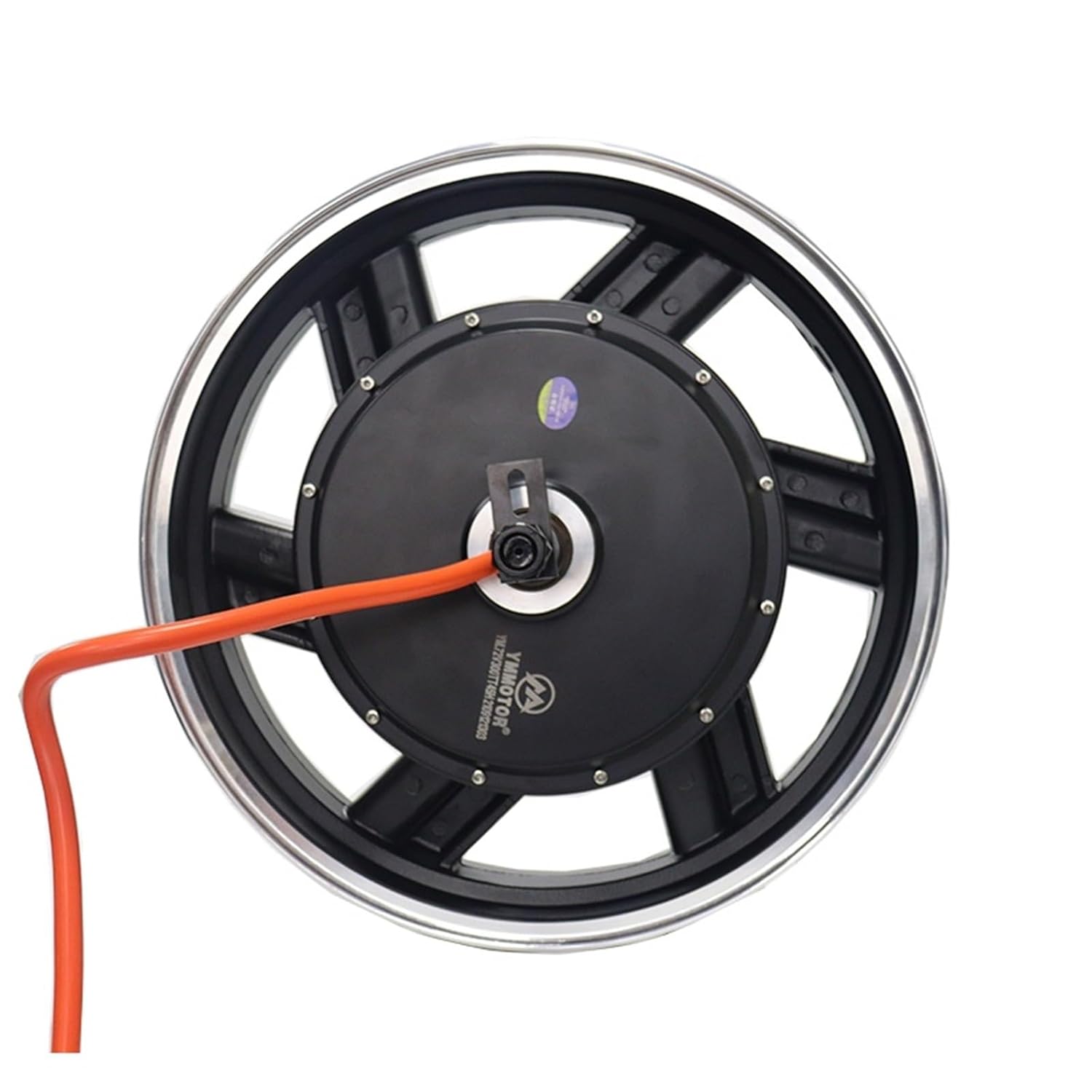 YMMOTOR 17 * 3.5inch Rated 2KW HY V2 Brushless DC in-Wheel Hub Motor Compatible with Electric Motorcycle