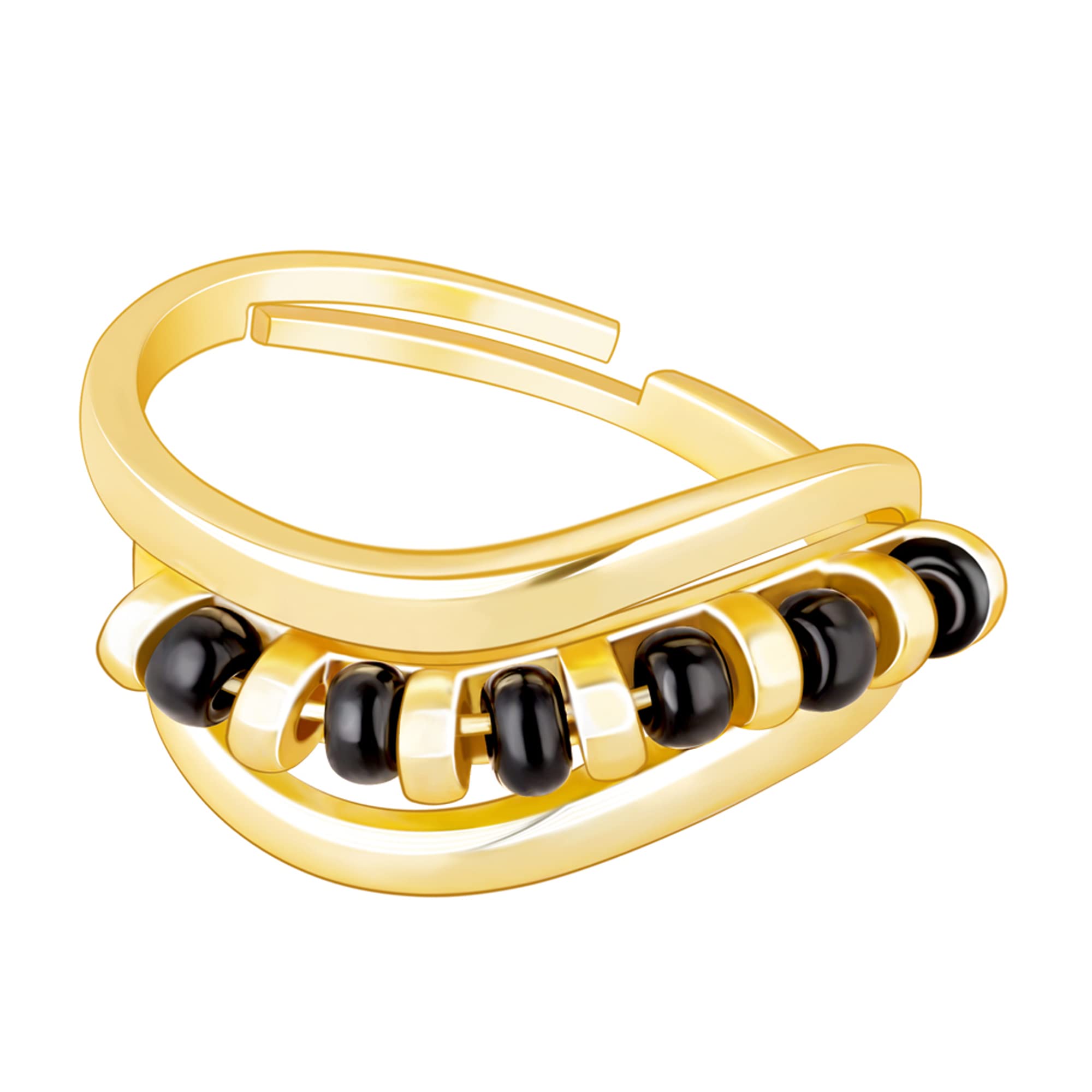GIVA 925 Silver Golden Assurance Of Love Mangalsutra Ring, Adjustable | Gifts for Women and Girls | With Certificate of Authenticity and 925 Stamp | 6 Months Warranty* (B0C4FB1FY5) Amazon Price History, Amazon Price Tracker