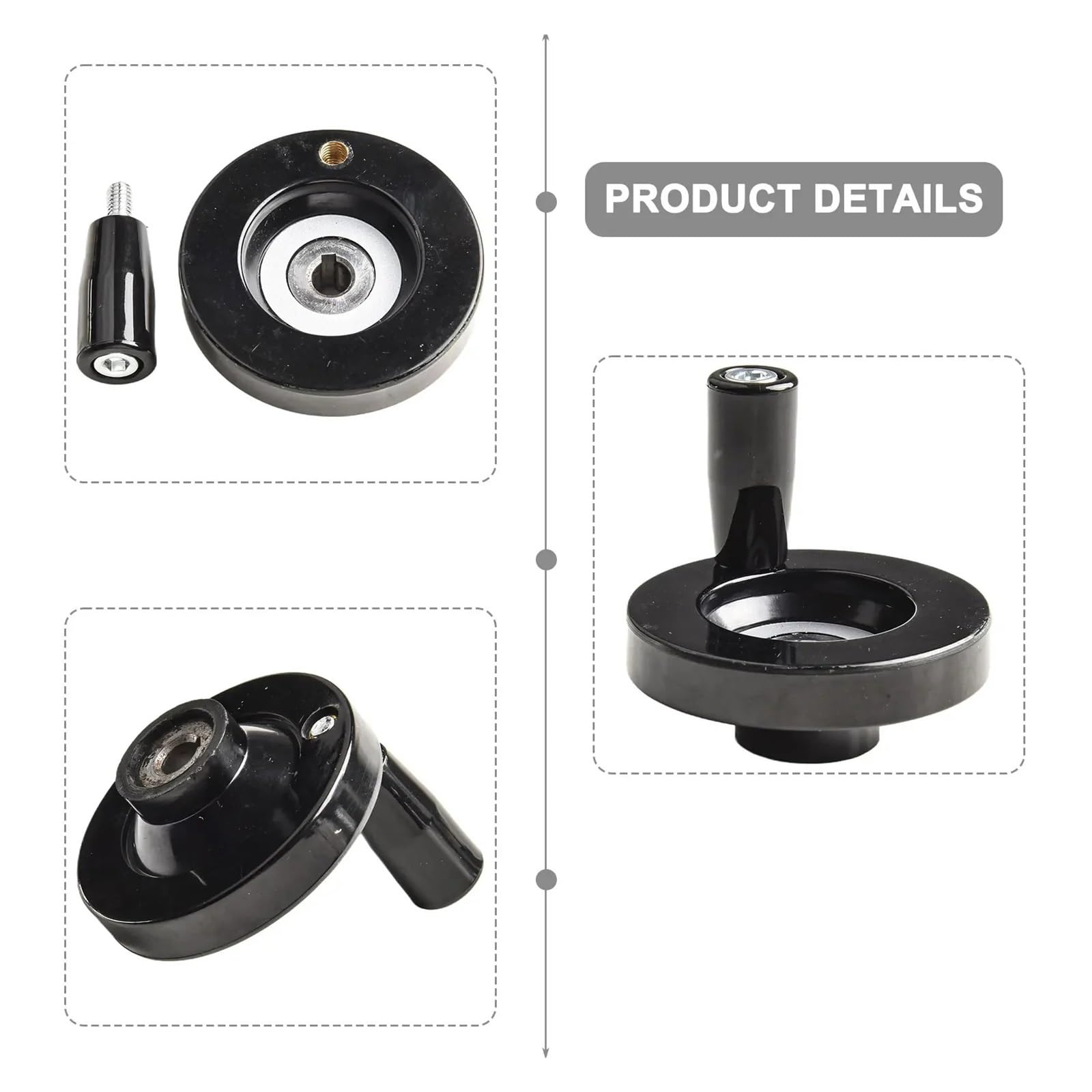 Ręczne koło mechaniczne 63 mm średnica 8 mm średnica otworu drukarka pokrętło do frezarki akcesoria maszynowe