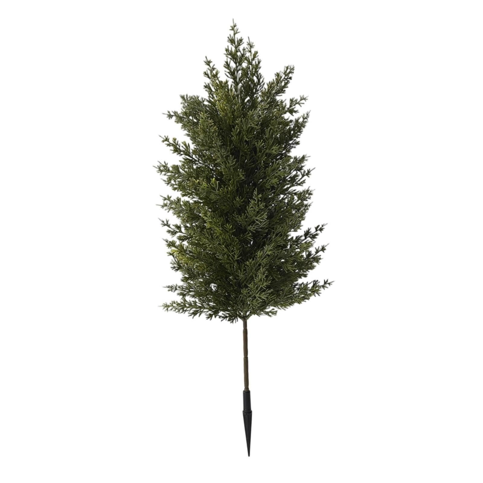 Artificial Cedar Topiary Tree Garden Stake for Patio Backyard Indoor Outdoor Style B-image-45