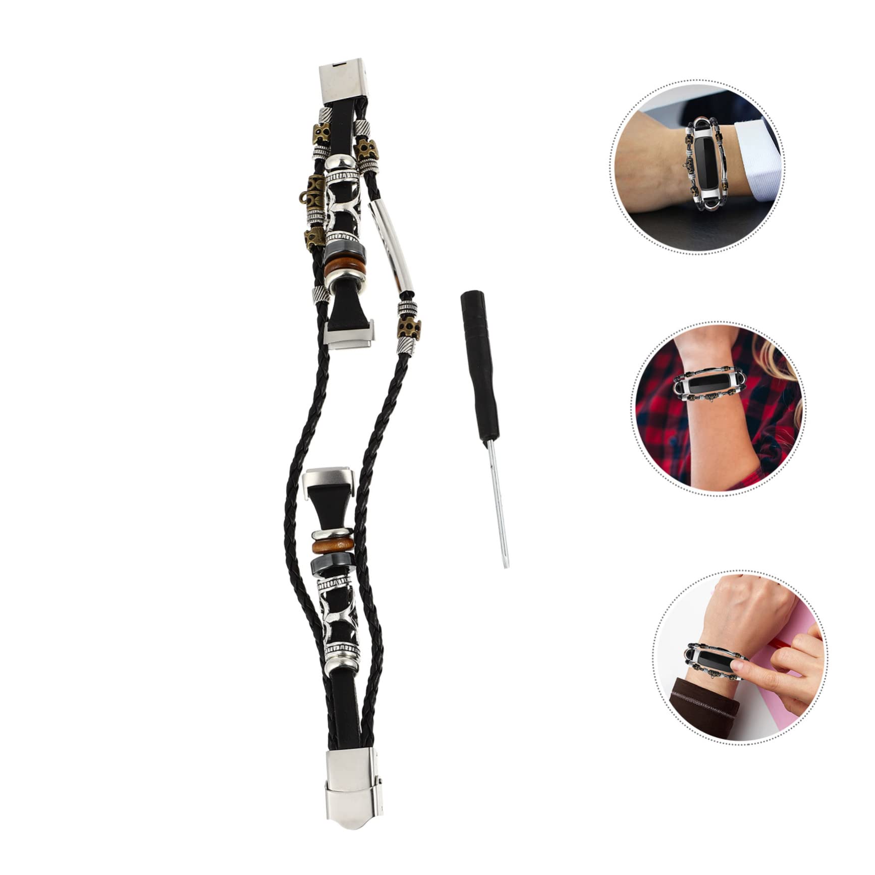 UKCOCO 2St Armband uhrenarmbänder Volksbrauch Gurt Anschauen Fräulein Leder