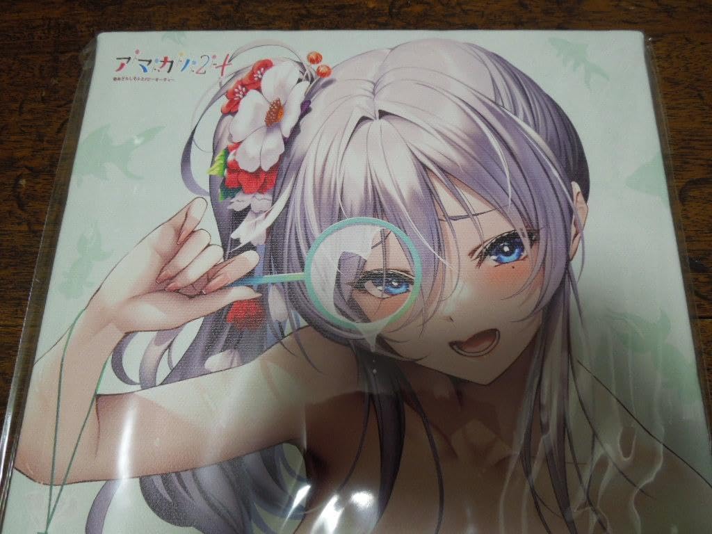 ピロ水　アマカノ　アマカノ２＋コラボカフェ限定　キャンバスアート　地獄谷咲來 ピロ水 アマカノ アマカノ2＋コラボカフェ限定 キャンバス