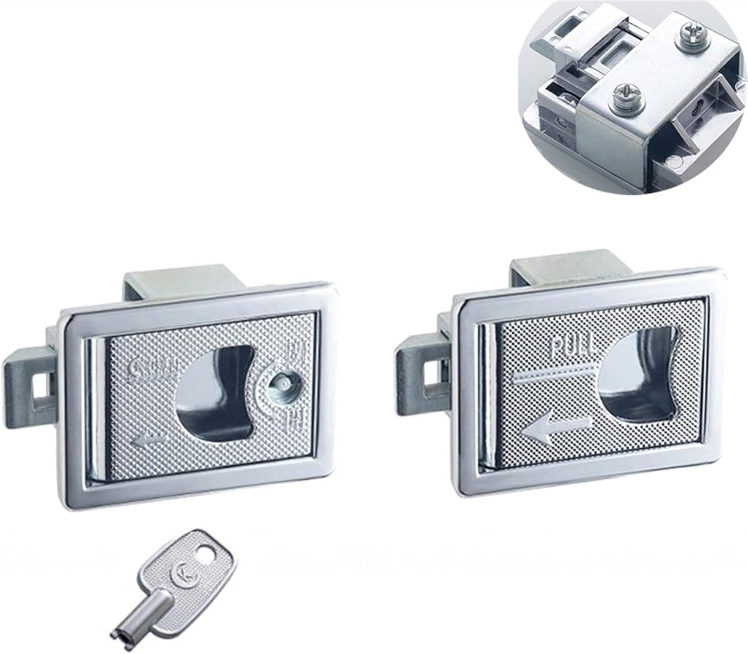 Cabinet Handle Key Lock Or Keyless for Air Box Electronical Locker Fire Cabinet MS343 A 1Pcs(731-1-2)