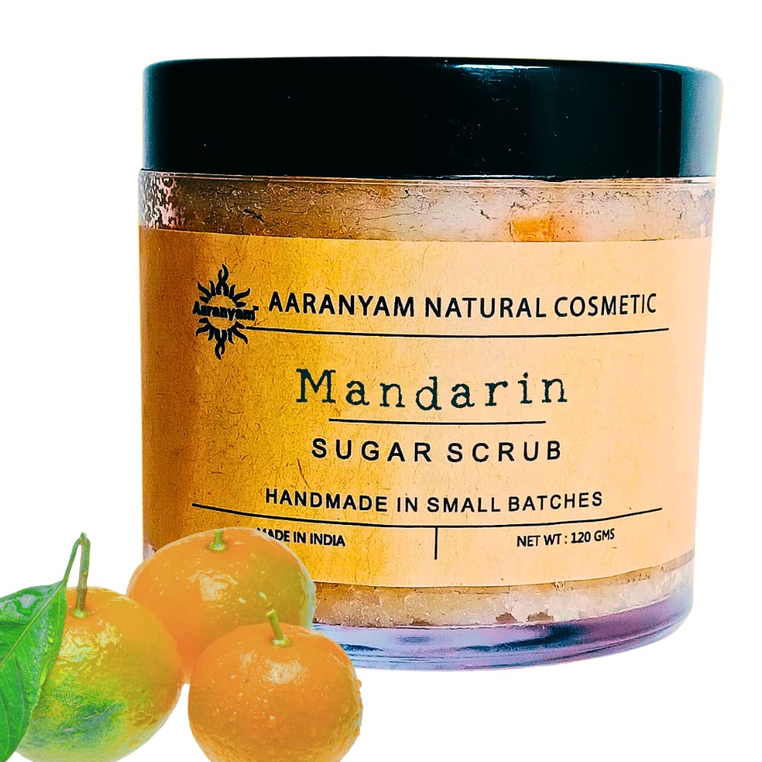 Aaranyam - Madrin Body Sugar Scrub for Men & Women Natural Ten & Dust Removal Body 120 g - Age Revitalizing | With Vitamin E-image-38