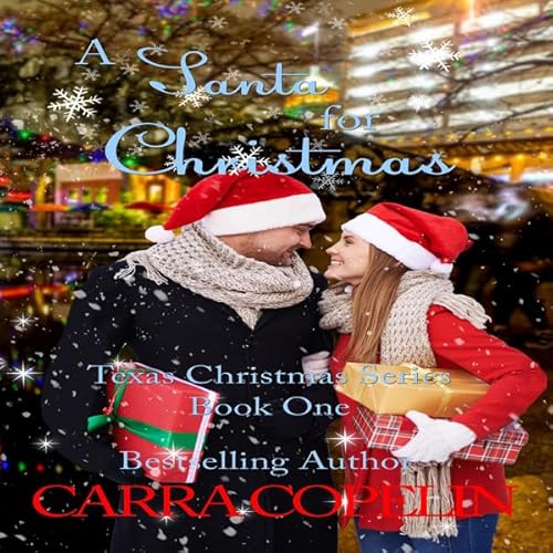 A Santa for Christmas Audiolivro Por Carra Copelin capa