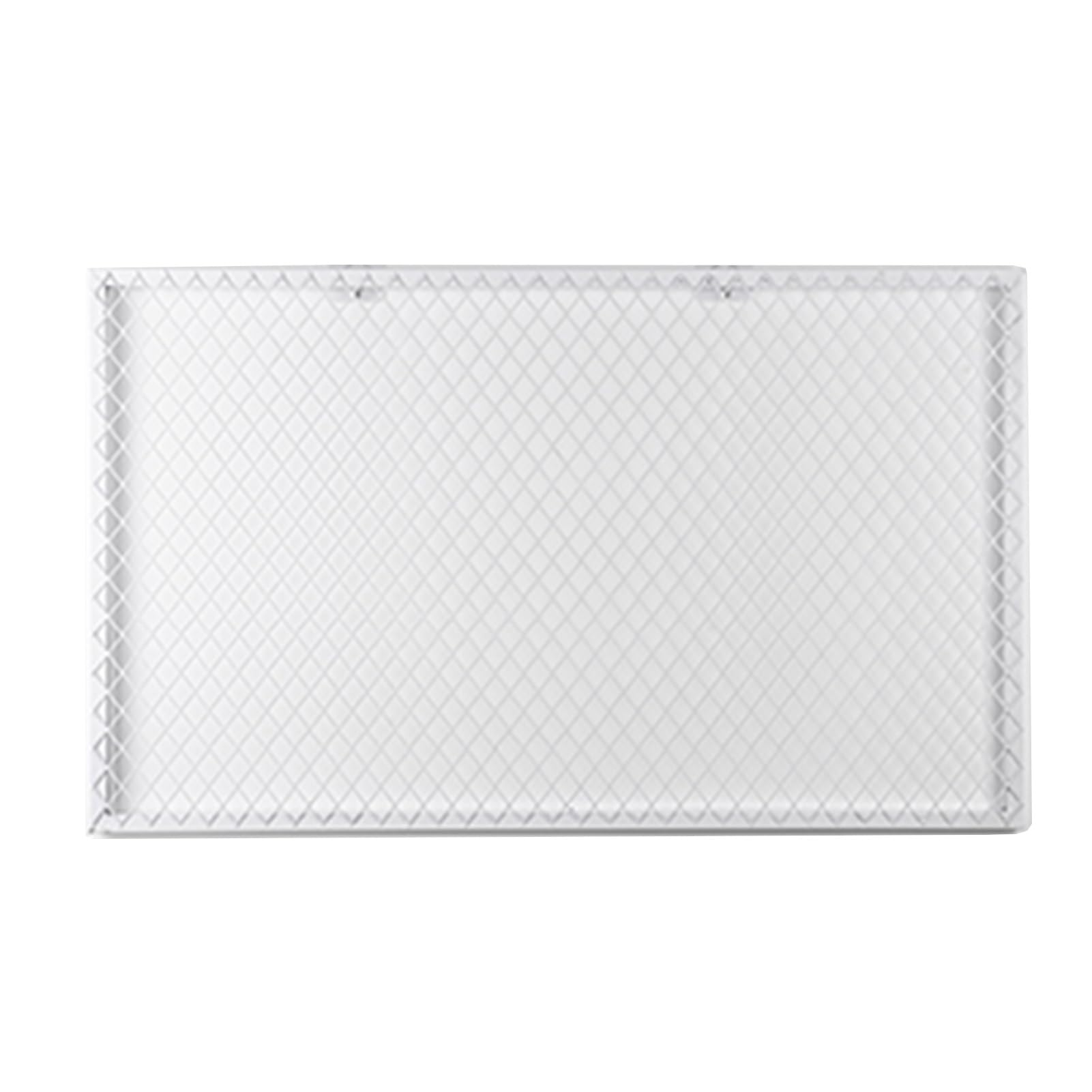 YJEUZCD Wall-Mounted Gridwall Panel Display Stand, Thicken Grid Wall Panels, Photo Wall Screen Divider, Craft Show Retail Display Racks (Color : White, Size : 39.4x23.6in)