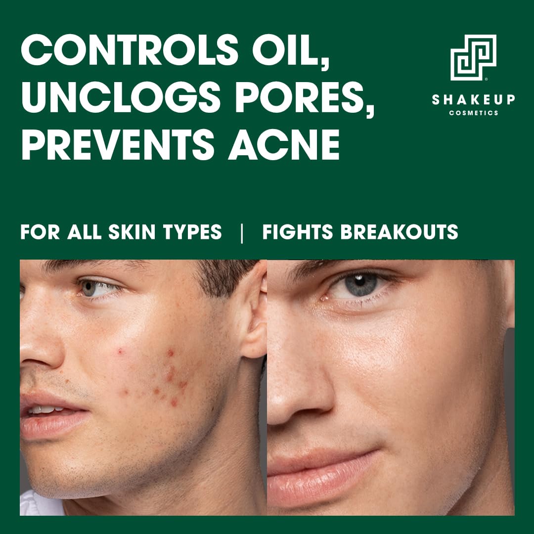 Shakeup Cosmetics Mens Skincare Routine with Free Wash Bag, including Daily Face Wash, Clarifying Toner, Anti-Ageing Serum, Daily Moisturiser, plus Wash Bag. Aka. SHAKEUP FACE 4WARD DELUXE KIT - Image 5