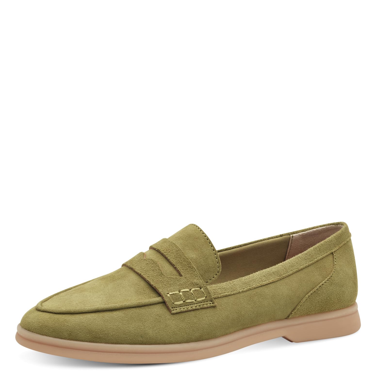 MARCO TOZZI Women's Damen Slipper 2-24603-44 Loafer, Basil, 3.5 UK
