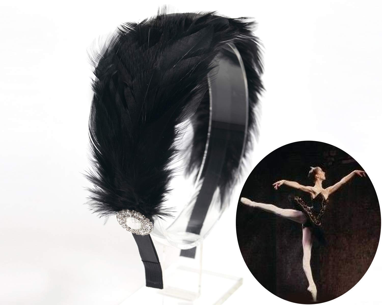 Black swan headdress Clearance