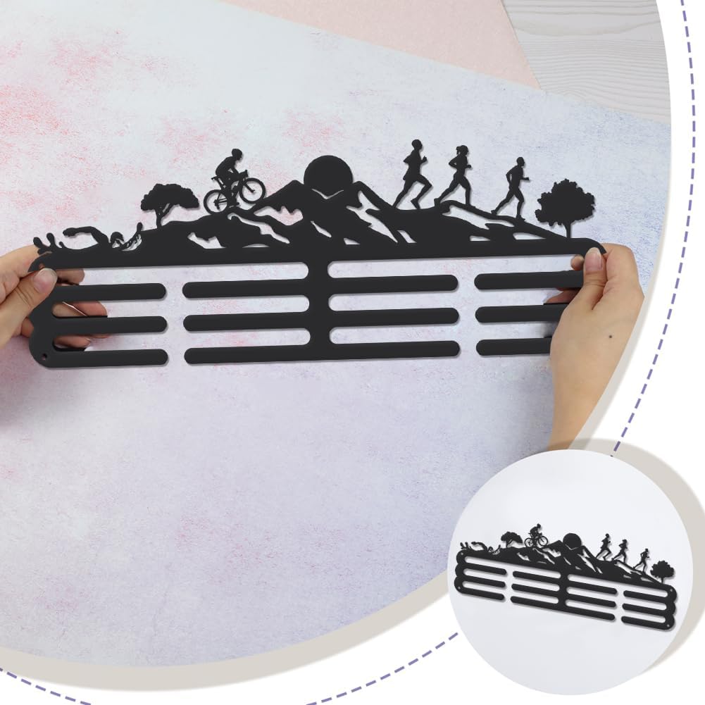 SUPERDANT Medal Hanger Display Sports Medals Holder Rack Wall Mount Medal Hooks Medal Wall Hanger Iron Medal Rack Gift