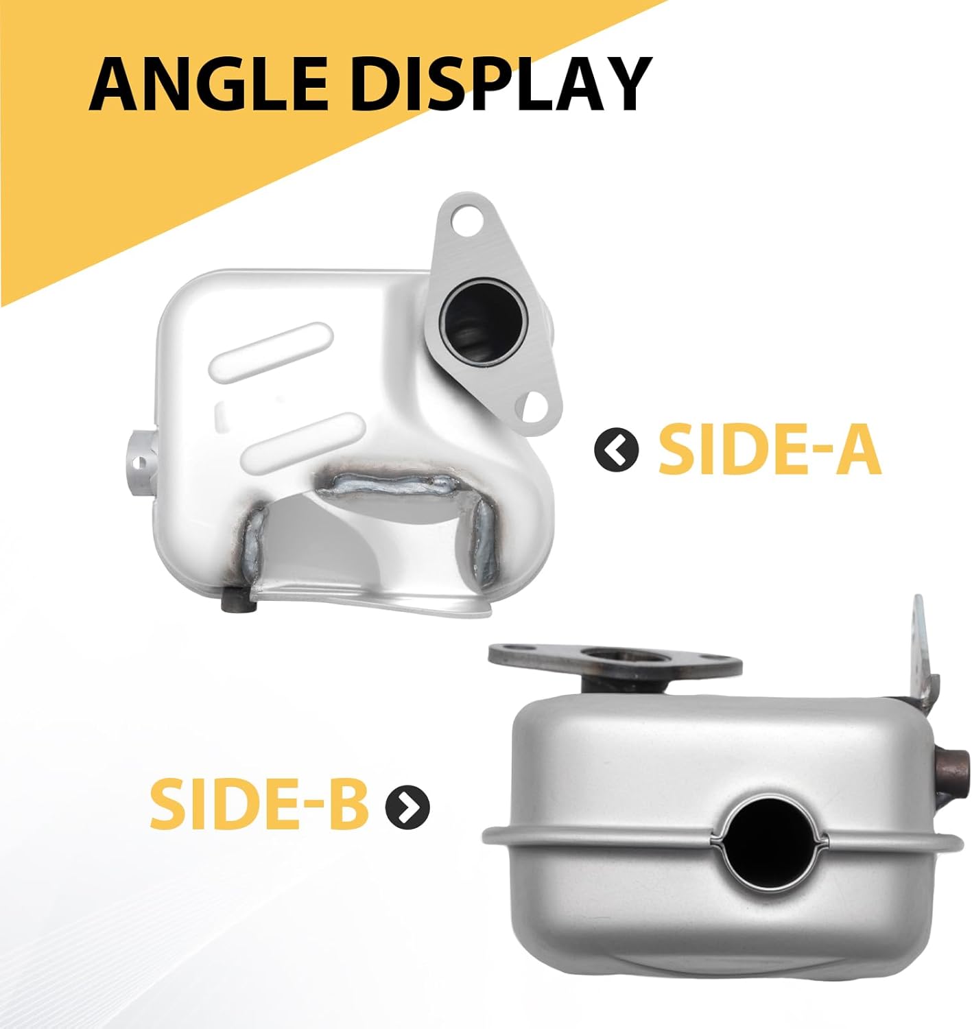 277-34201-01 Exhaust Muffler Assembly, Replacement for Robin Subaru EX13, EX17, EX21, EX20, EH17, EY17, SP170, EX27, Replaces 276-30101-11