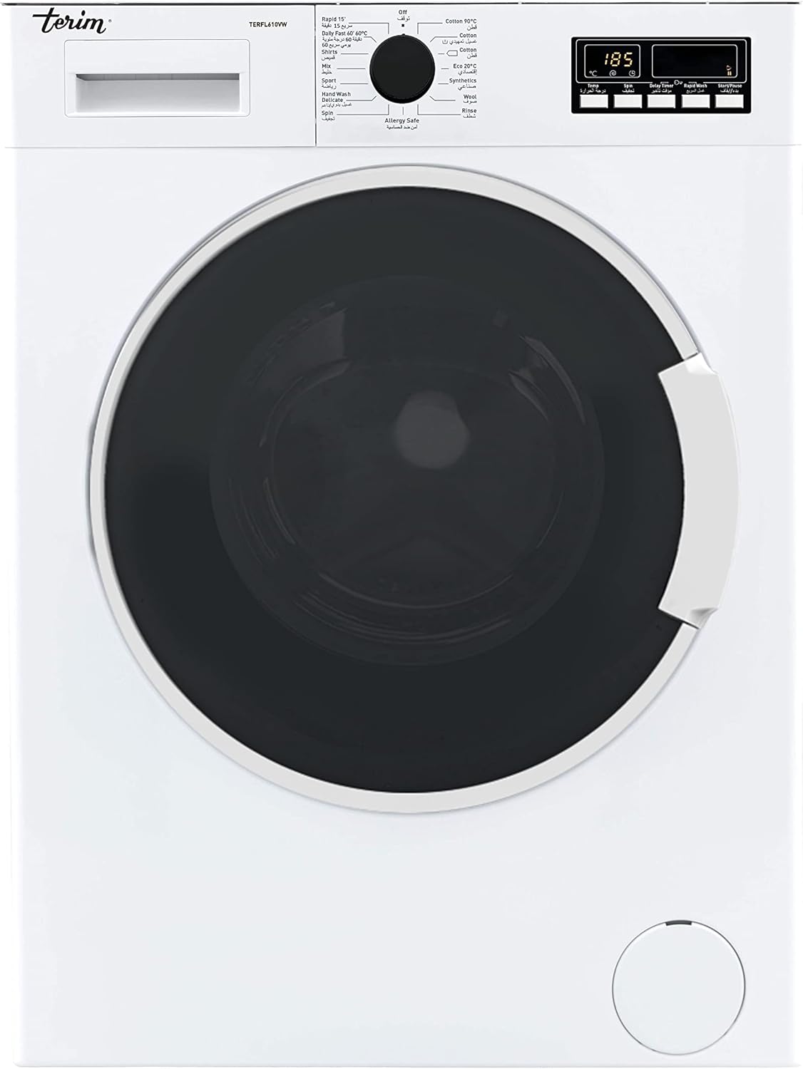 Terim 6 Kg Front Load Fully Automatic Washing Machine with Elegant
