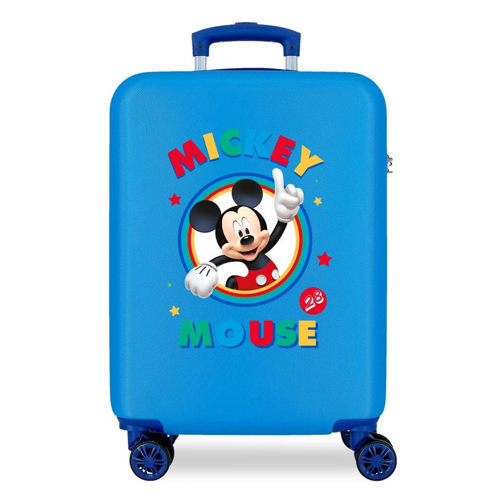 Walizka kabinowa rígidaCirkle Mickey, Azul