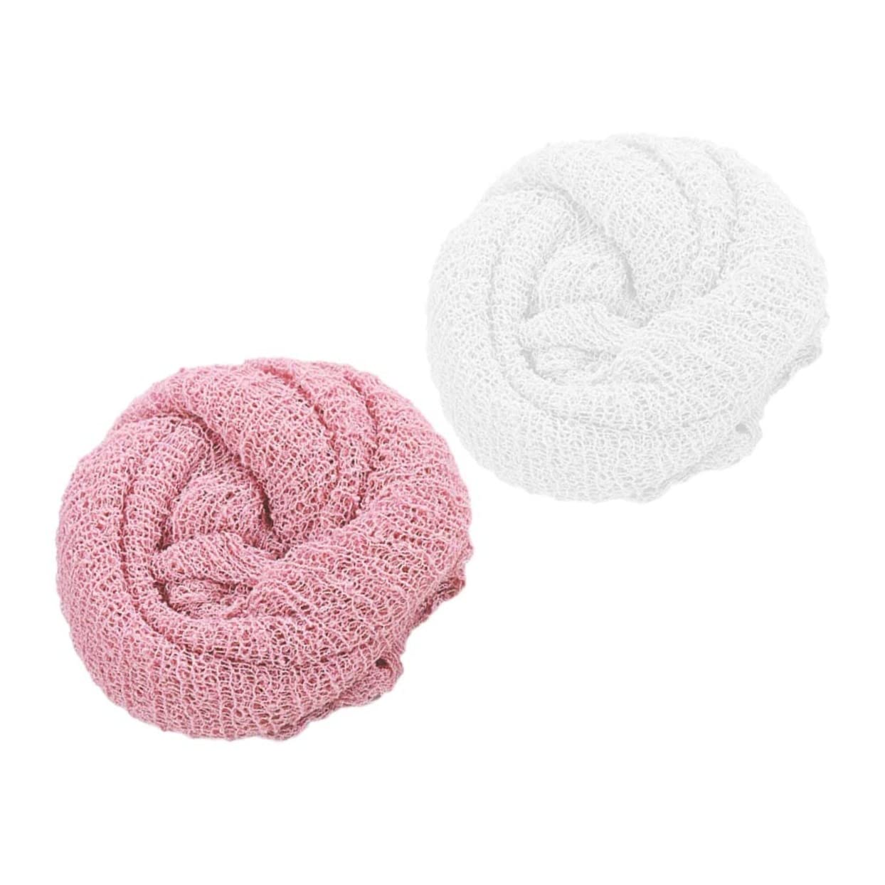 TOYANDONA 2 Set Di Coperte Per Neonati Teli Da Bagno Per Neonati Morbide E Accoglienti Per Neonati in Robusto Cotone Traspiranti Bianche E Colorate 2 Pezzi*2