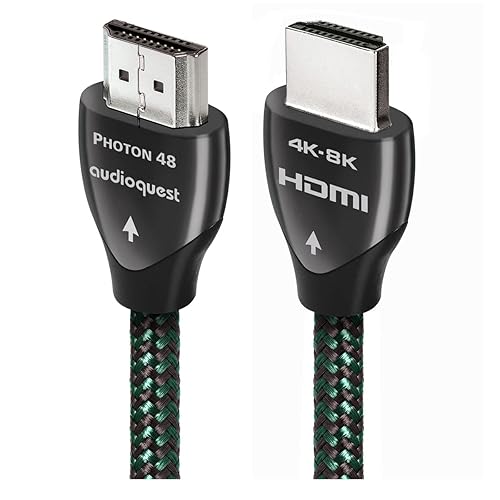 AudioQuest Photon 48 - Cable HDMI 2.1 de ultra alta velocidad de 48 Gbps, 7.4 ft (7 pies 6 pulgadas)