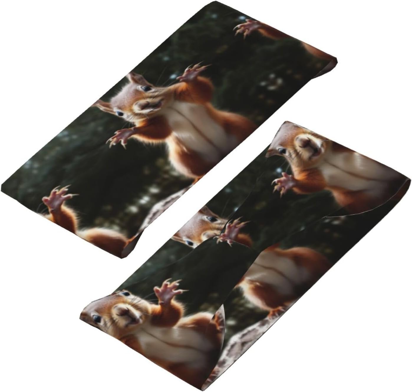 Squirrel Funny Animal Sports Headband for Men Women Wide Elastic Hair Bands Moisture Wicking Workout Sweatband Fashion Non Slip Head Bands Running Bandana for Yoga Fitness image 4
