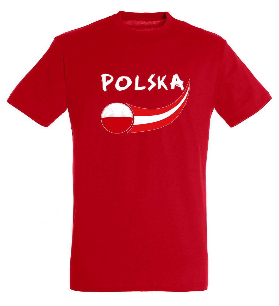 Supportershop Men Poland T-Shirt - Red, Small