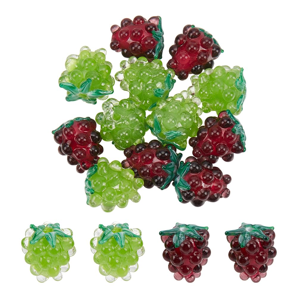 GOMAKERER Ca. 120 Stück Blumen Lampworkperlen Lose Millefiori Glasperlen In Verschiedenen Farben Charm Abstandshalter Perlen Für Selbstgemachte