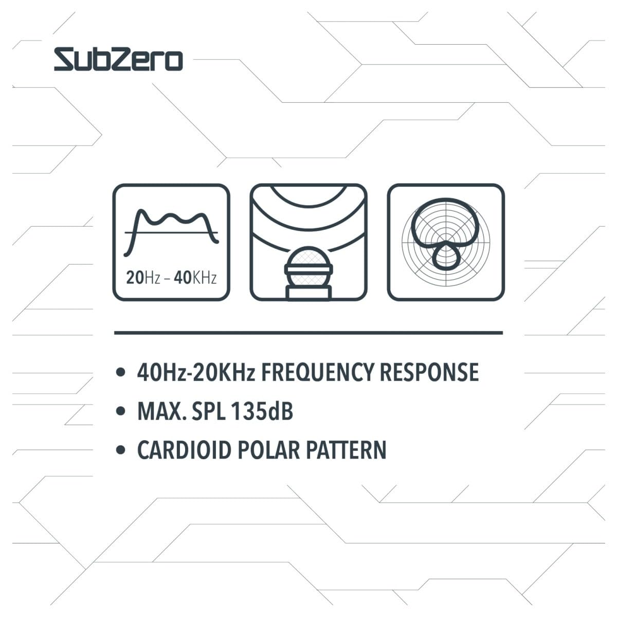 SUBZERO Pacchetto podcast desktop DB20, Solo