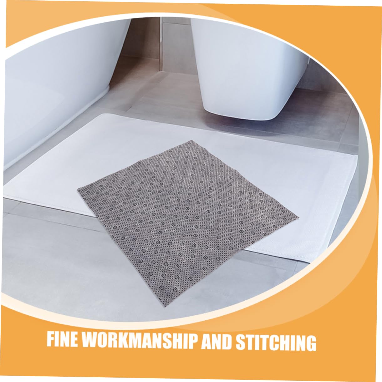Tissu Non Tissé Antidérapant pour Tapis et Projets DIY, Large Application Allées Créations Artisanales