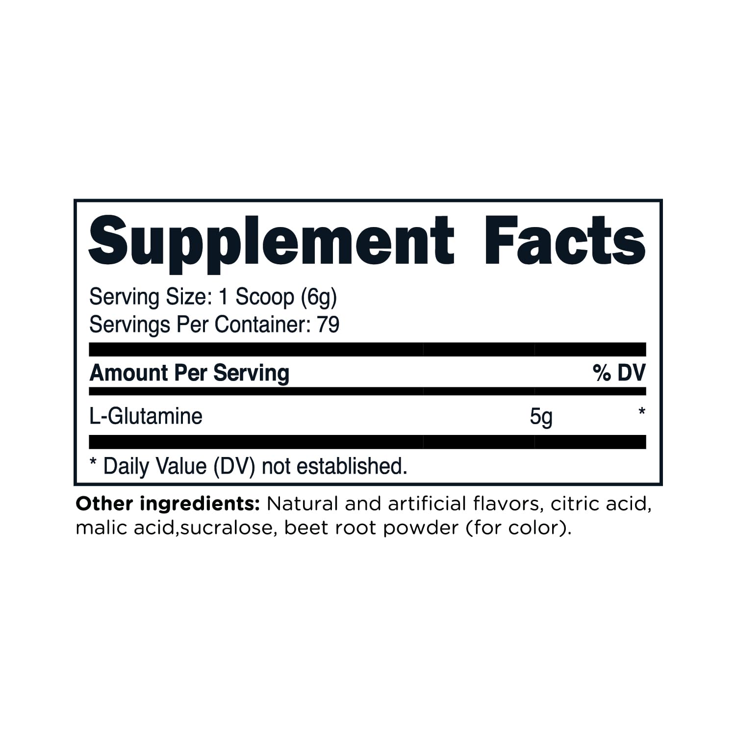 TransformHQ L-Glutamine Powder (Strawberry Lemonade) 500 Grams, Gluten-Free — Amazon image 2