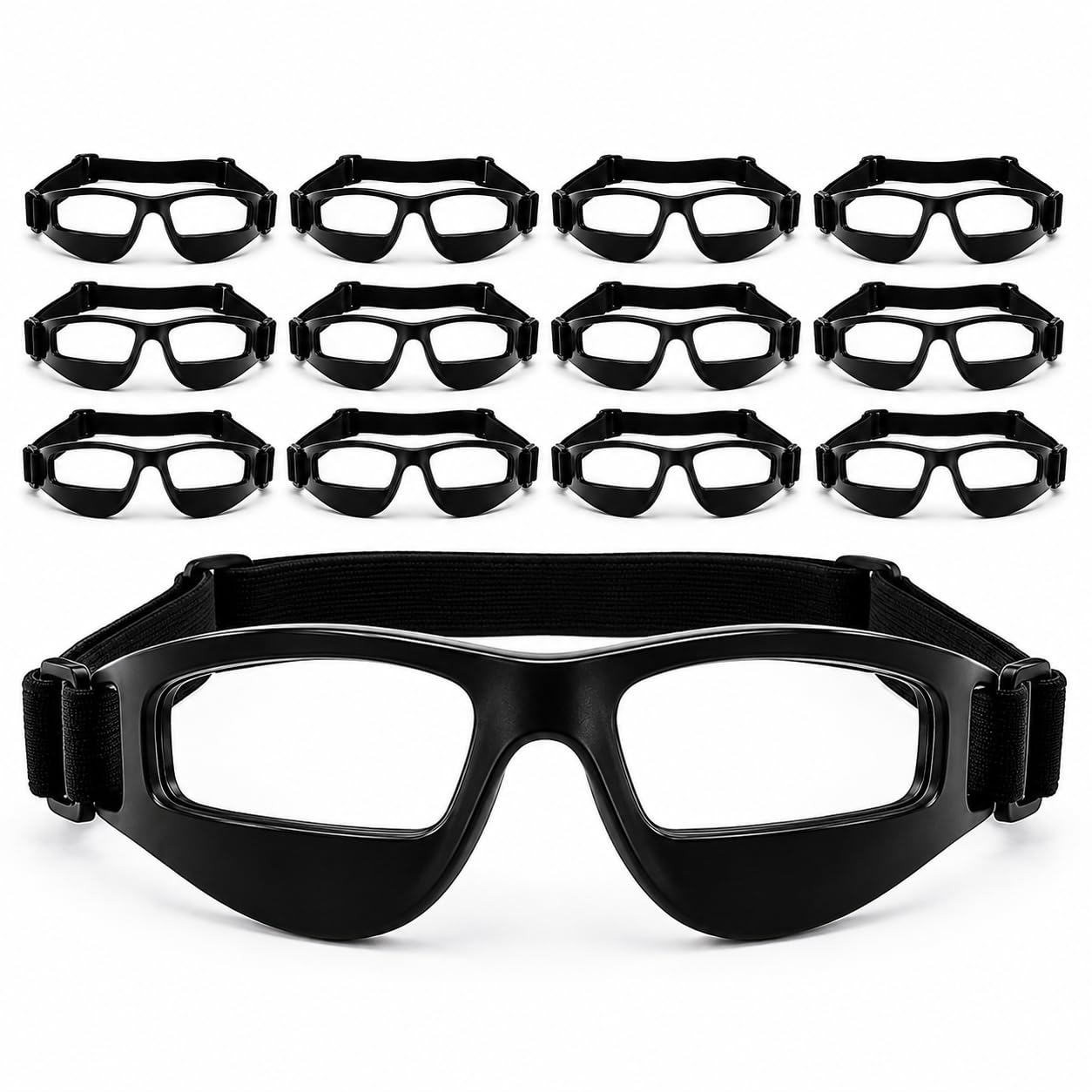 Liberty Imports Paquete de 12 gafas de baloncesto para regatear, sin mirar, especificaciones de goteo, equipo de entrenamiento de equipo, equipo deportivo