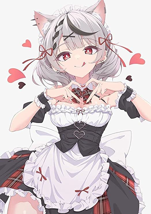 Amazon.co.jp: バーチャルYouTuber 沙花叉クロヱ メイド服コスプレ 