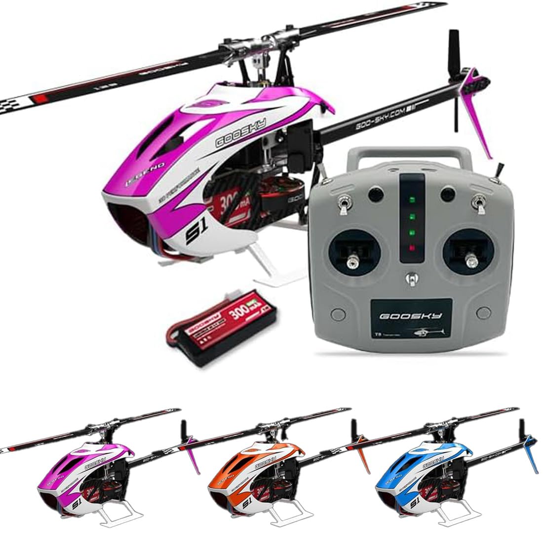 GOOSKY S1ラジコンヘリコプター Amazon.com: GOOSKY S1 Dual Brushless Direct Drive RC Helicopter