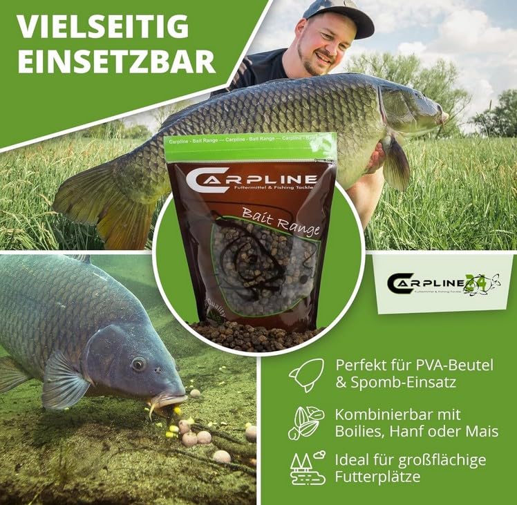 Black Tigers Tigernüsse Mix - 10 Kg - 8 bis 22 mm, Tigernuss Angelköder für Karpfen, zum Anfüttern & Angeln, Grundfutter, Carp Baits, Fischfutter & Karpfenköder, geringer Beifang