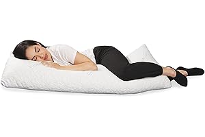 EnerPlex Body Pillow for Adults - Adjustable Almohadas Largas