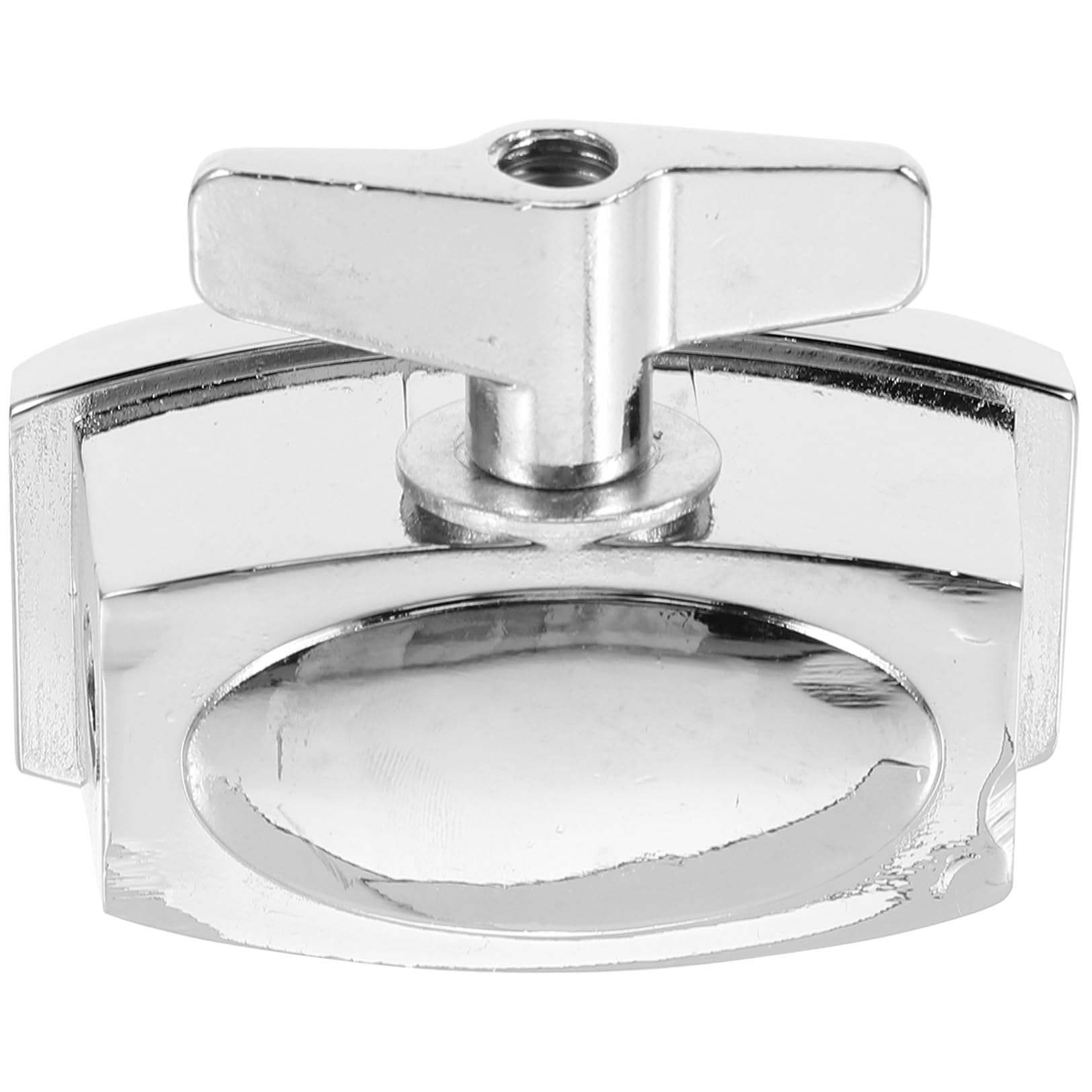 SHOWERORO Accessoire de Tom Tambour en Alliage Argenté, Support Réglable et Amovible pour Stabilité et Équilibre du Pied de Batterie