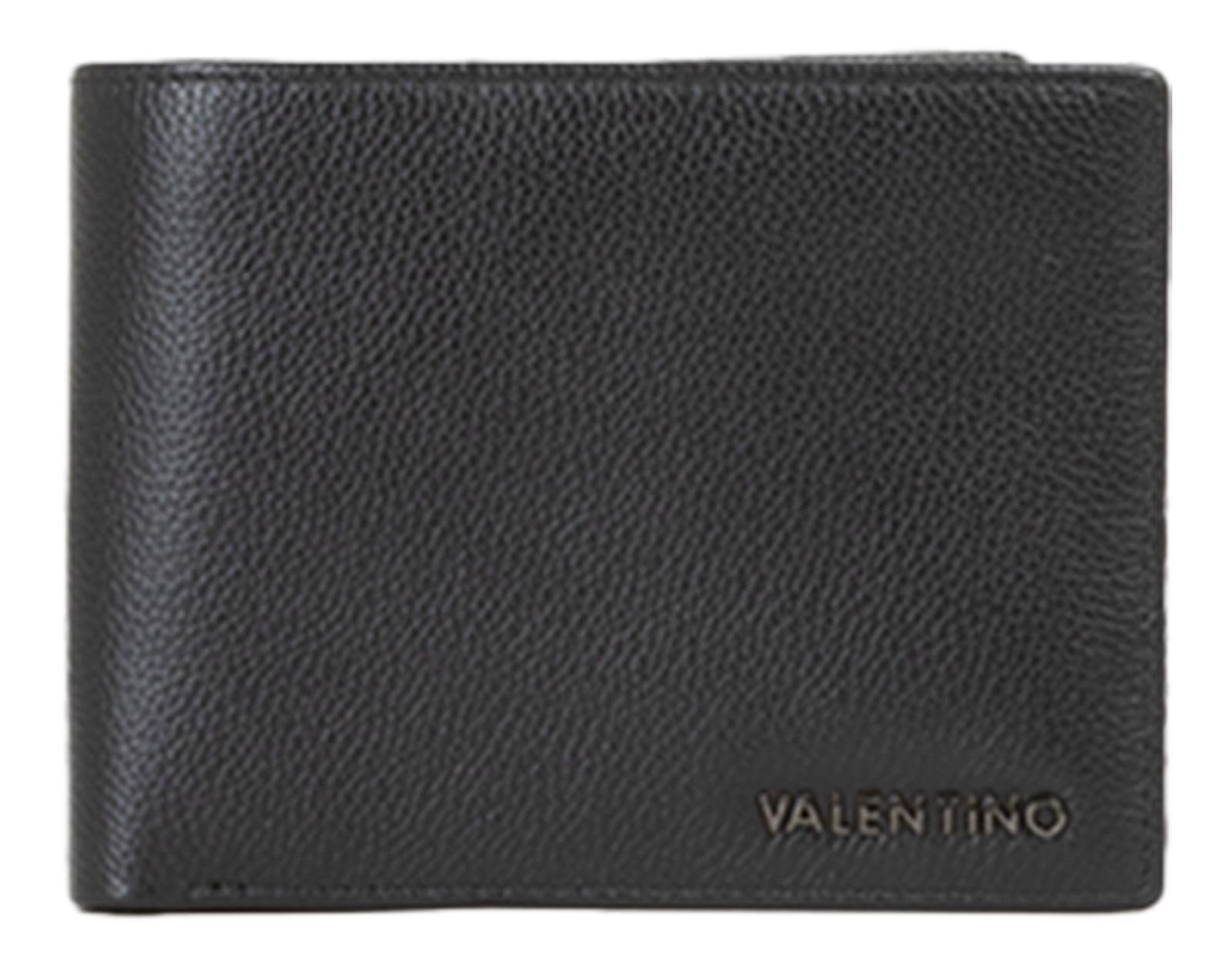 Valentino Leather Purse Fort Wallet Nero Black
