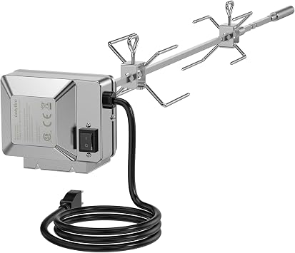onlyfire Stainless Steel Grill Rotisserie Kit for Weber Genesis Grills