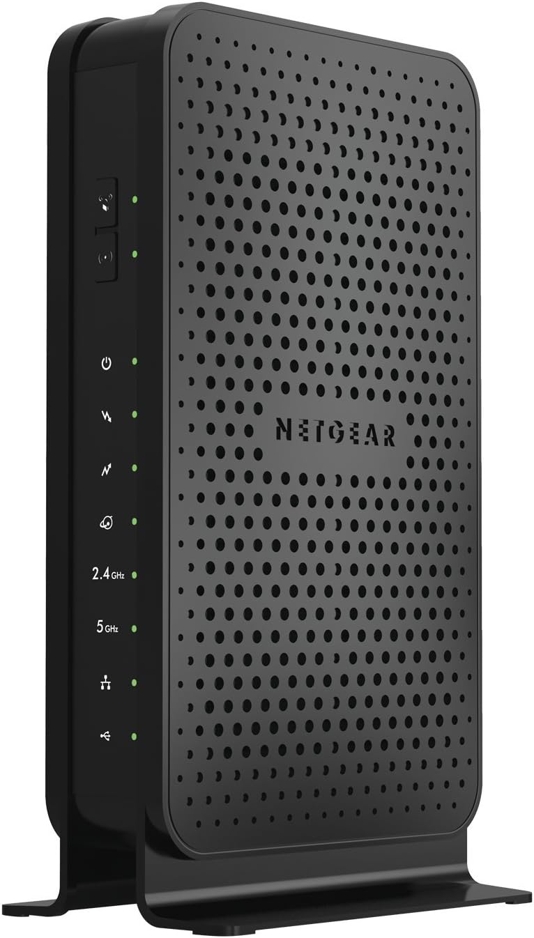 NETGEAR Renewed C3700-100NAR C3700-NAR DOCSIS 3.0 WiFi Cable Modem Router with N600 8x4 Download speeds. Certified for Xfinity from Comcast, Spectrum, Cox, Cablevision & More