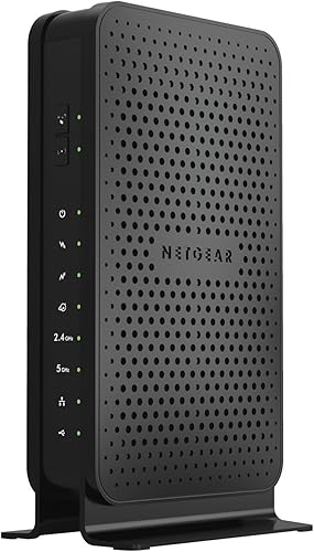 NETGEAR N300 cable módem router Wi-Fi DOCSIS 30 C3000 paquete con amplificador de señal de WiFi WN2000RPT-200NAS