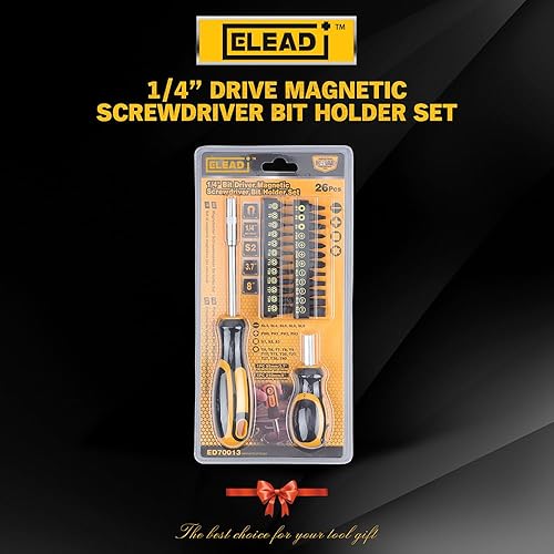 Miniatura 9 de Juego de 26 destornilladores magnéticos y puntas  Fuerte soporte magnético para puntas y puntas de destornillador, duradero y versátil, agarre