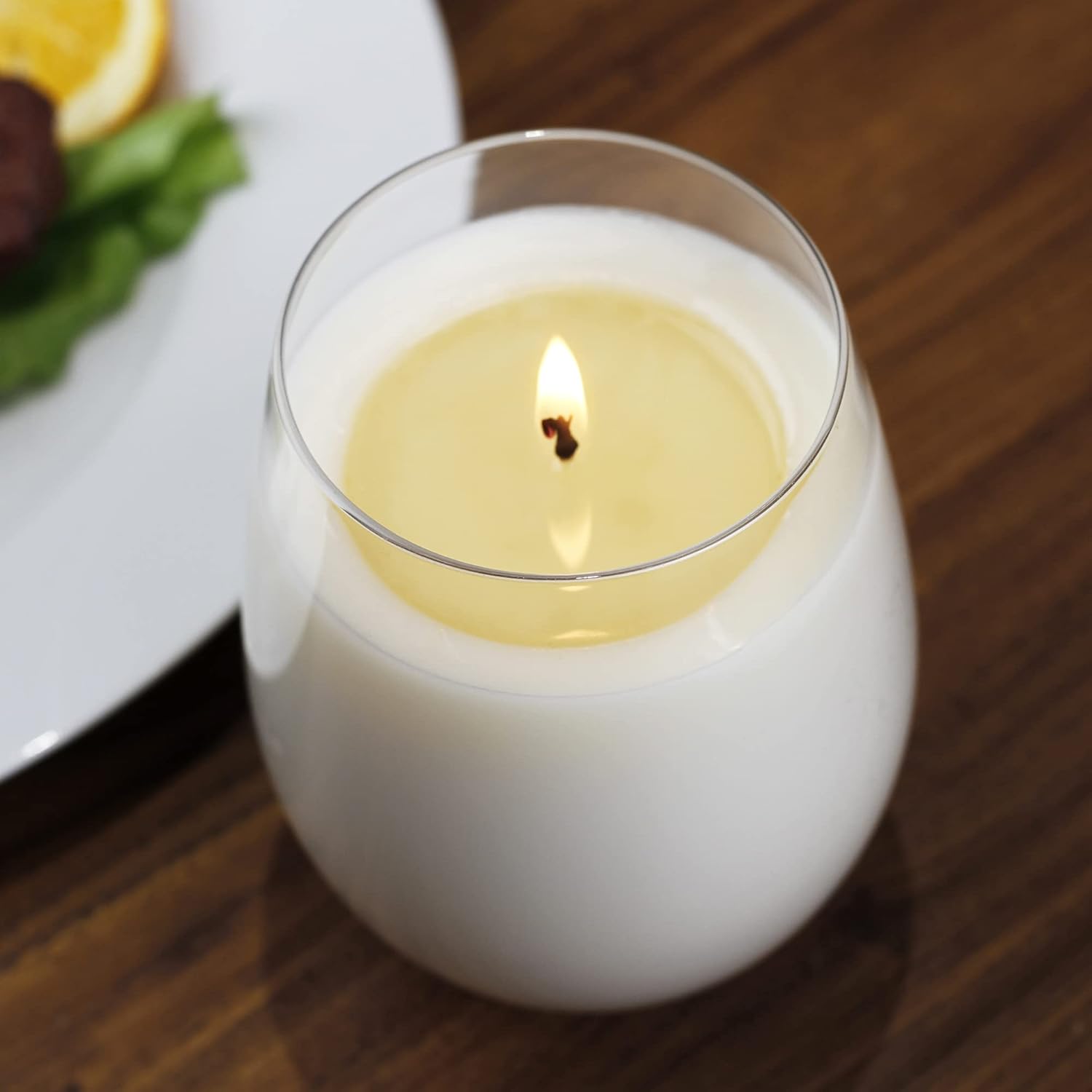 Buy Jar Candles,20 oz Soy Wax Candle(1 Pack),120 Hours Long Burning Pillar Aromatherapy Candle