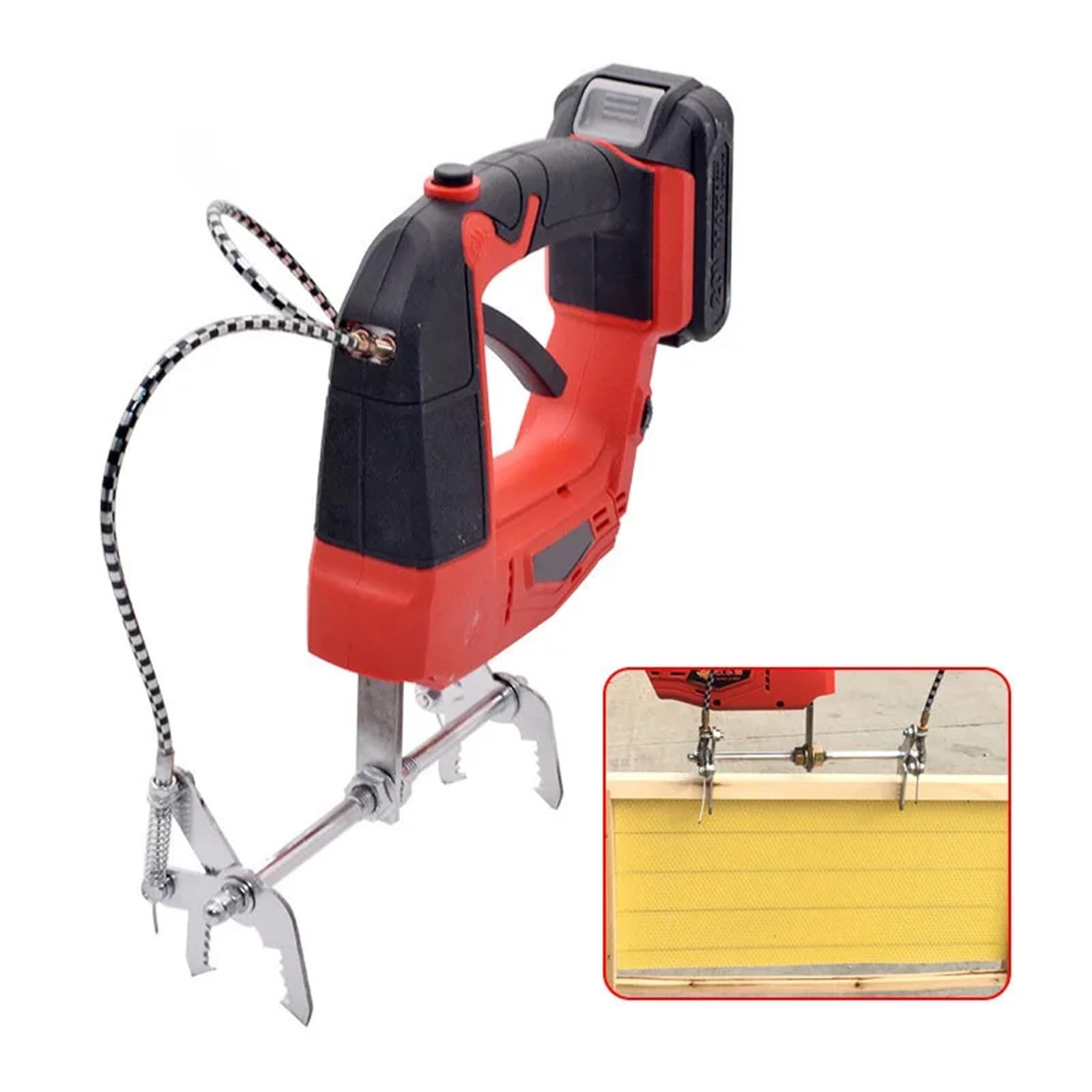 Strumenti per l'apicoltura, Attrezzatura for apicoltura Macchina elettrica for il decollo delle 20V ricaricabile Scuotitore for telaini for arnie