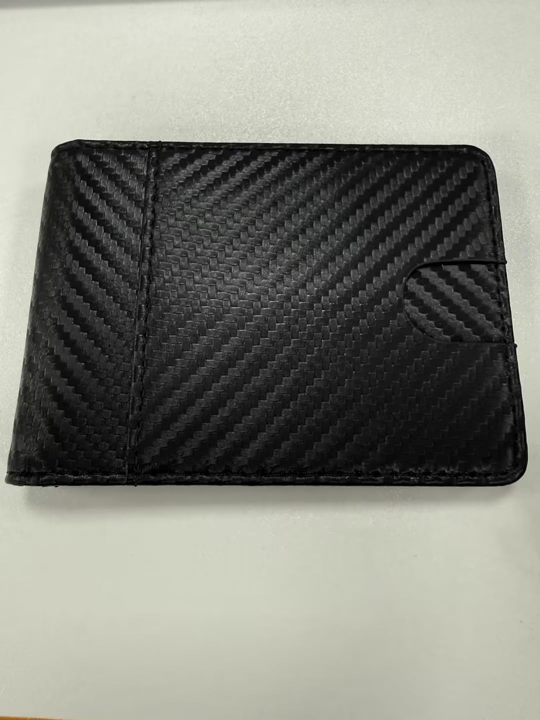 aowoka Mens Wallet with Tracker Works for Find My App (iOS Only), Smart Wallet for Mens Gifts,Replacement for AirTag Wallet, with Money Clip, Not for Android, (Black)