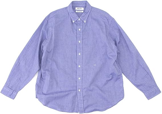 Amazon Gymphlex ジムフレックス レディース ワイド ボタンダウンシャツ Gy B0004lox 14サイズ 2 Sax Blue シャツ ブラウス 通販